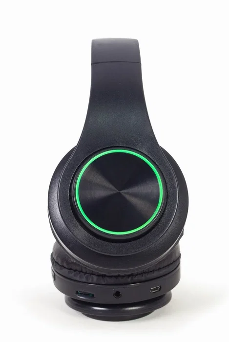 Gembird BHP-LED-01 Auriculares Estéreo Bluetooth Negro