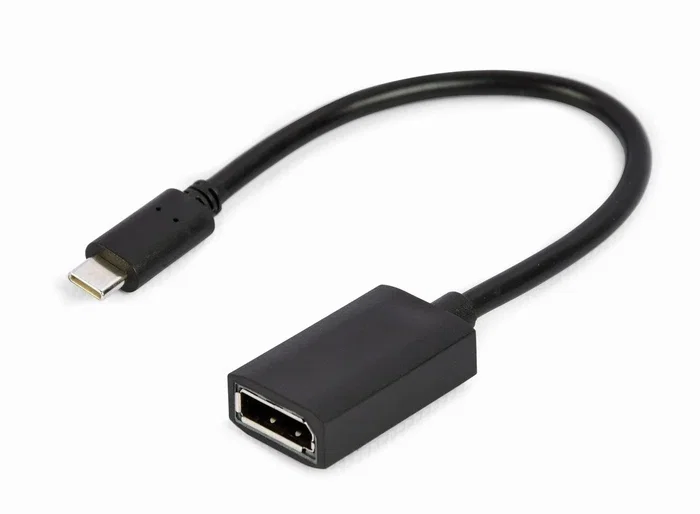 Gembird A-CM-DPF-02 Adaptador Cable USB Tipo C a DisplayPort Hembra 4K 60Hz 15cm Negro