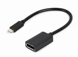 Gembird A-CM-DPF-02 Adaptador Cable USB Tipo C a DisplayPort Hembra 4K 60Hz 15cm Negro