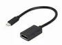 Gembird A-CM-DPF-02 Adaptador Cable USB Tipo C a DisplayPort Hembra 4K 60Hz 15cm Negro