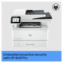 HP LaserJet Pro MFP 4102FDW S/W-Laserdrucker Impresora Multifunción Laser 4 en 1 Blanco y Negro 40 ppm A4 con WiFi, Ethernet, ADF, Duplex y Pantalla Táctil