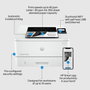 HP LaserJet Pro 4002dw Impresora Láser Monocromo Blanco