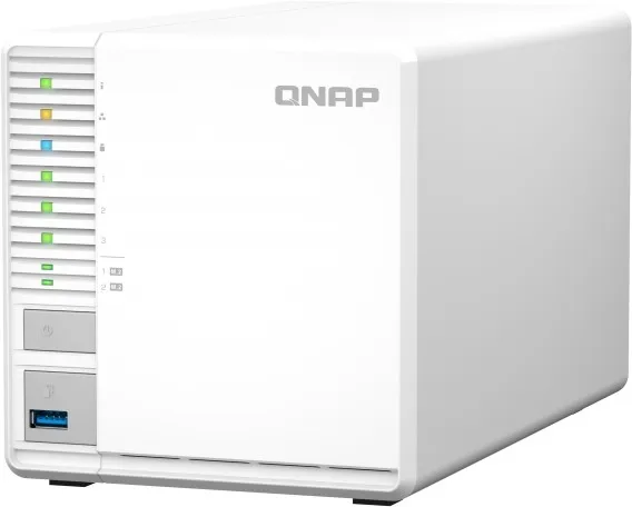 Qnap TS-364-8G NAS de 3 bahías con Intel Celeron N5095 y 8 GB RAM Qnap TS-364-8G NAS de 3 bahías con Intel Celeron N5095 y 8 GB RAM