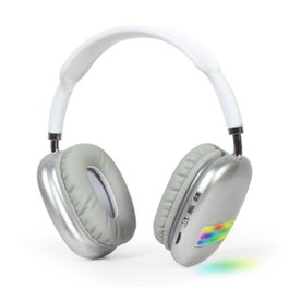 GEMBIRD BHP-LED-02-W Auriculares Inalámbricos con Efecto LED Blanco