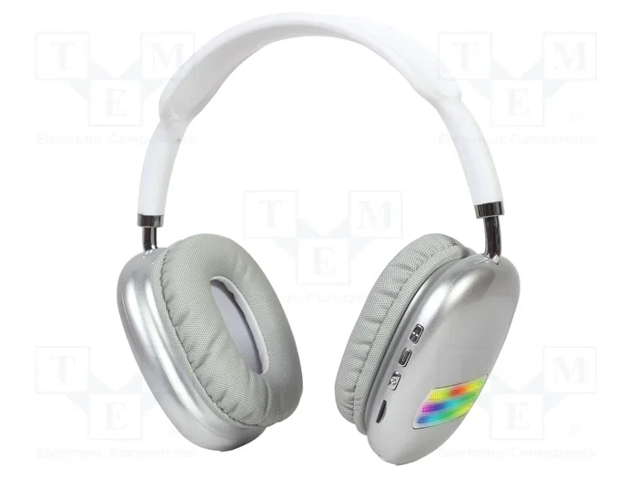 Gembird BHP-LED-02-W Auriculares Inalámbricos Bluetooth Blanco Gembird BHP-LED-02-W Auriculares Inalámbricos Bluetooth Blanco