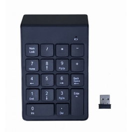 Gembird KPD-W-02 Teclado Numérico Inalámbrico 18 Teclas Bluetooth Negro