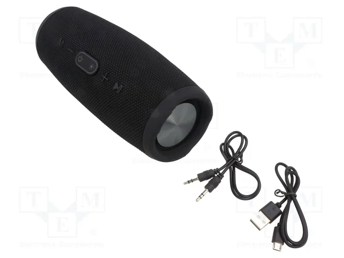 Gembird SPK-BT-LED-02 Altavoz Bluetooth Portátil con Luz LED 10 W Negro Gembird SPK-BT-LED-02 Altavoz Bluetooth Portátil con Luz LED 10 W Negro