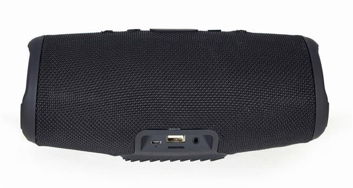 Gembird SPK-BT-LED-02 Altavoz Bluetooth Portátil con Luz LED 10 W Negro