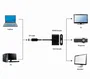 GEMBIRD Adaptador DisplayPort Macho a HDMI Hembra y VGA Hembra Negro