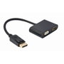 Gembird A-DPM-HDMIFVGAF-01 Adaptador DisplayPort macho a HDMI hembra y VGA hembra negro