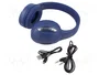 Gembird BTHS-01-B Auriculares Bluetooth y Alámbricos Azul