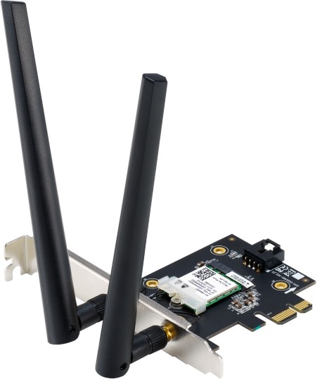 ASUS PCE-AX1800 BT5.2 Tarjeta de Red Wi-Fi 6 y Bluetooth 5.2 Interna