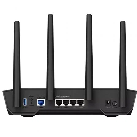 ASUS TUF-AX4200 Router Inalámbrico Wi-Fi 6 Doble Banda 3603 Mbps Gigabit Ethernet Negro