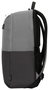 Targus Sagano Mochila para portátil de 15.6 pulgadas, Negro, Gris, RPET 500, Fabricada con materiales reciclados