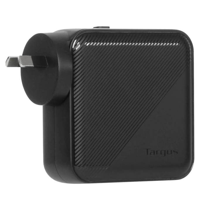 Targus APA109GL Cargador Universal Negro Corriente Alterna Carga Rápida Interior 100W 4 Salidas USB-C y USB