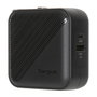 Targus APA803GL Cargador 65W USB-C y USB 2.0 Negro