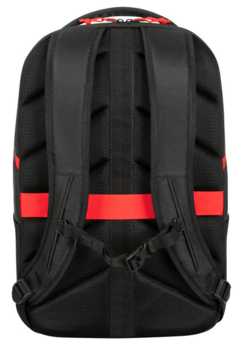Targus Mochila para portátil Strike II de 17.3 pulgadas Negra con compartimentos para tableta, teclado y auriculares