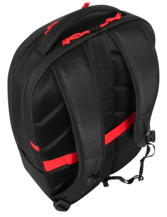 Targus Mochila para portátil Strike II de 17.3 pulgadas Negra con compartimentos para tableta, teclado y auriculares