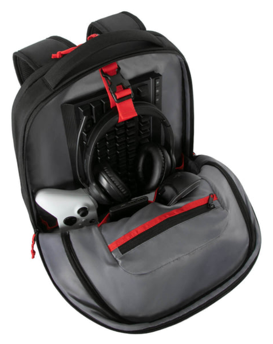Targus Mochila para portátil Strike II de 17.3 pulgadas Negra con compartimentos para tableta, teclado y auriculares