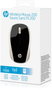 HP 200 Ratón Inalámbrico Óptico Negro y Dorado 1000 DPI USB 2.4GHz Oficina