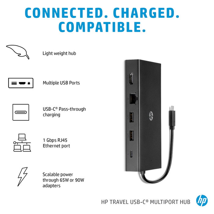 HP Travel USB-C Multi Port Hub