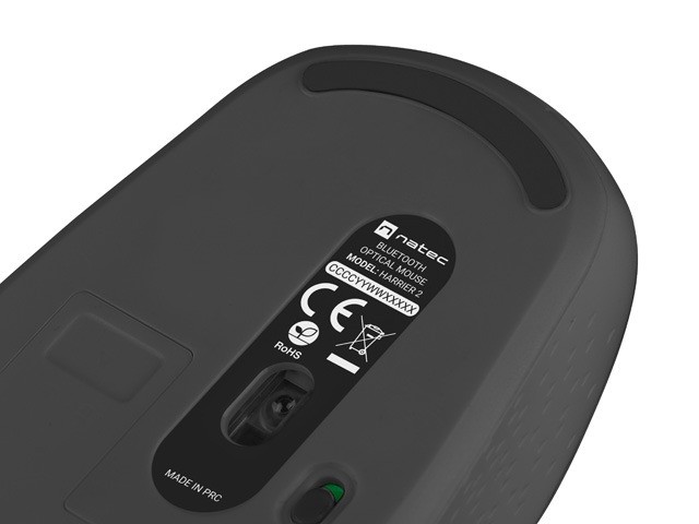Natec Harrier 2 Ratón Inalámbrico Óptico 1600 DPI 4 Botones Bluetooth 5.1 Negro Natec Harrier 2 Ratón Inalámbrico Óptico 1600 DPI 4 Botones Bluetooth 5.1 Negro