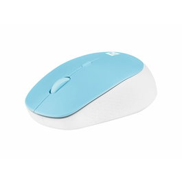 NATEC Harrier 2 Ratón de Oficina Mano Derecha Bluetooth Óptico 1600 DPI Azul Blanco