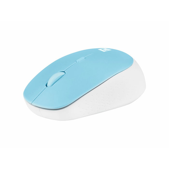 Natec Harrier 2 Ratón Óptico Inalámbrico Bluetooth 1600 DPI Azul/Blanco