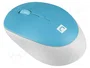 Natec Harrier 2 Ratón Óptico Inalámbrico 1600 DPI Bluetooth Azul/Blanco