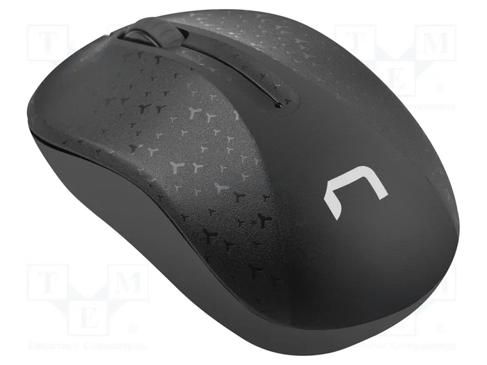 Natec Toucan Ratón Óptico Inalámbrico 1600 DPI Negro