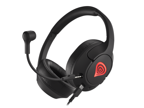 GENESIS Radon 800 Auriculares Gaming con Sonido 7.1 y Micrófono Desmontable Negro