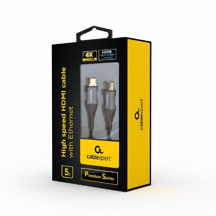 Gembird CCBP-HDMI-5M Cable HDMI 2.0 4K UHD Premium Series 5m Gris