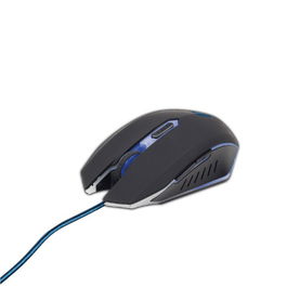 GEMBIRD Ratón Gaming Ergonómico con Cable de Nylon, Resolución 2400 DPI - para Videojuegos