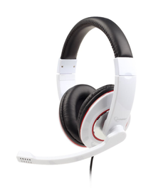 GEMBIRD MHS-001-GW Auricular y Casco Alámbrico Diadema Llamadas/Música Blanco