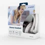 Gembird MHS-001-GW Auriculares Diadema con Micrófono Boom, Circumaural, para Música Juegos y Llamadas, Alámbrico 3.5mm, Control en Línea, Color Blanco