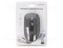Gembird MUSW-4B-01 Ratón Inalámbrico Ambidextro Negro