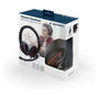 Gembird MHS-03-BKRD Auriculares de Diadema para Juego Negro y Rojo
