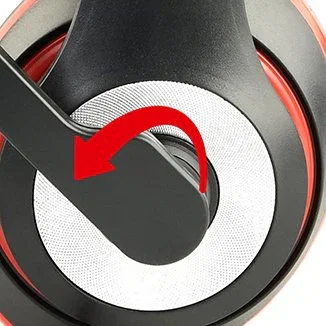 Gembird MHS-03-BKRD Auriculares Gaming con Micrófono Diadema, Alámbrico, Jack 3.5mm, Circumaural, 20-20000 Hz, Negro y Rojo, Control de Volumen en Línea, Cable 1.8m