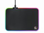 Gembird MP-GAMELED-M Alfombrilla Gaming con LED RGB, 10 Efectos de Luz, Tamaño M 250x350mm, Superficie Tela y Base Antideslizante