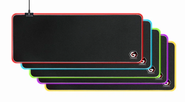 Gembird MP-GAMELED-L Alfombrilla Gaming LED RGB 300 x 800 mm