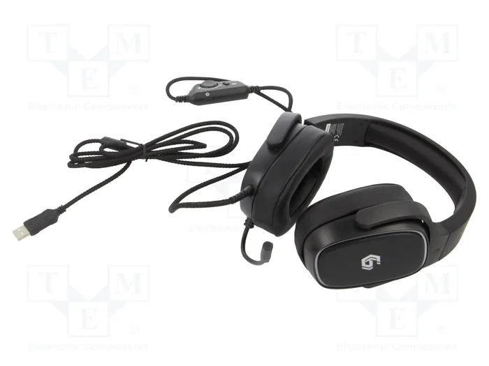 GEMBIRD GHS-SANPO-S300 Auriculares Gaming USB con Sonido 7.1 y LED RGB