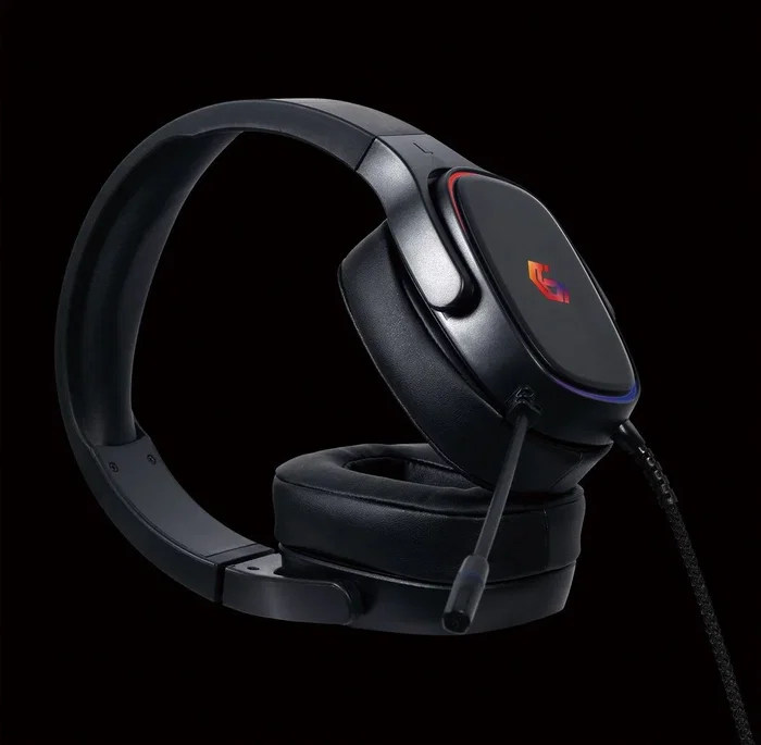 GEMBIRD GHS-SANPO-S300 Auriculares Gaming USB con Sonido 7.1 y LED RGB