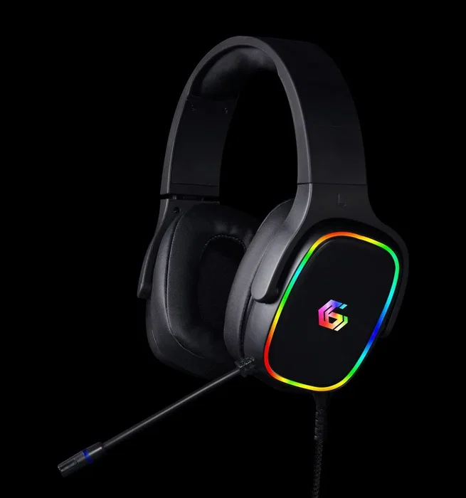 GEMBIRD GHS-SANPO-S300 Auriculares Gaming USB con Sonido 7.1 y LED RGB