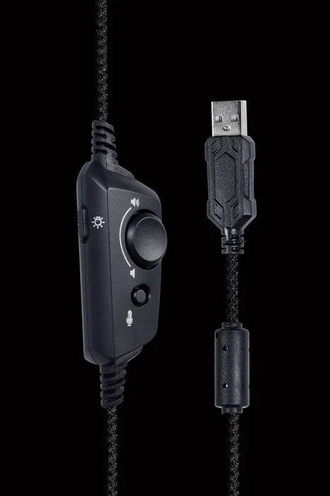 GEMBIRD GHS-SANPO-S300 Auriculares Gaming USB con Sonido 7.1 y LED RGB