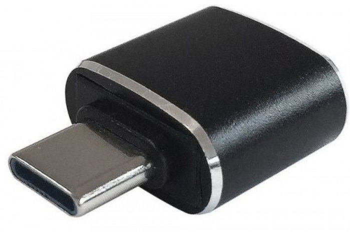 AISENS Mini Adaptador USB 3.1 Gen2 USB-C Macho a USB-A Hembra Negro A108-0369