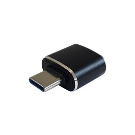 Aisens Mini Adaptador USB 3.1 GEN2 USB-C Macho a USB-A Hembra Negro