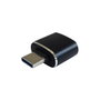 Aisens Mini Adaptador USB 3.1 GEN2 USB-C Macho a USB-A Hembra Negro