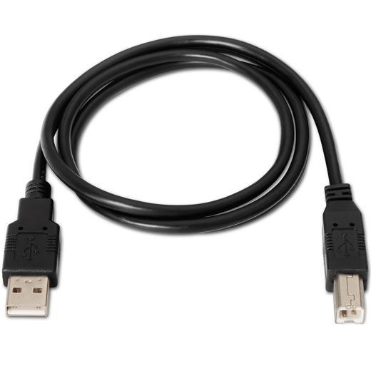 Aisens Cable USB 2.0 para Impresora Tipo A-Macho a B-Macho - 1.0 Metros - Negro Aisens Cable USB 2.0 para Impresora Tipo A-Macho a B-Macho - 1.0 Metros - Negro