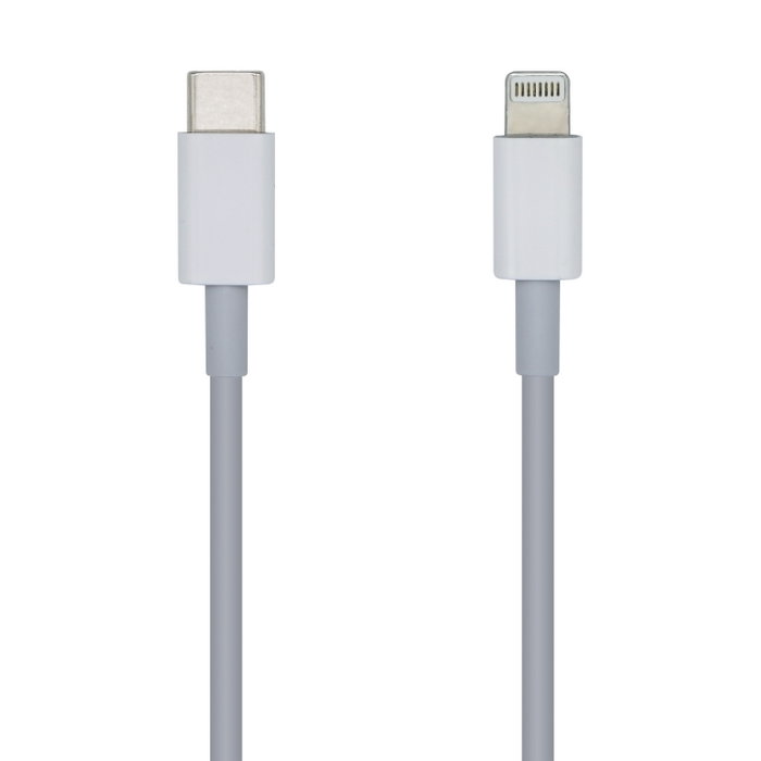 AISENS Cable USB-C a Lightning de 1m, Blanco, 2A PD AISENS Cable USB-C a Lightning de 1m, Blanco, 2A PD