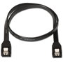 Aisens Cable SATA III Datos 6G con Anclajes, 0,5m, Negro
